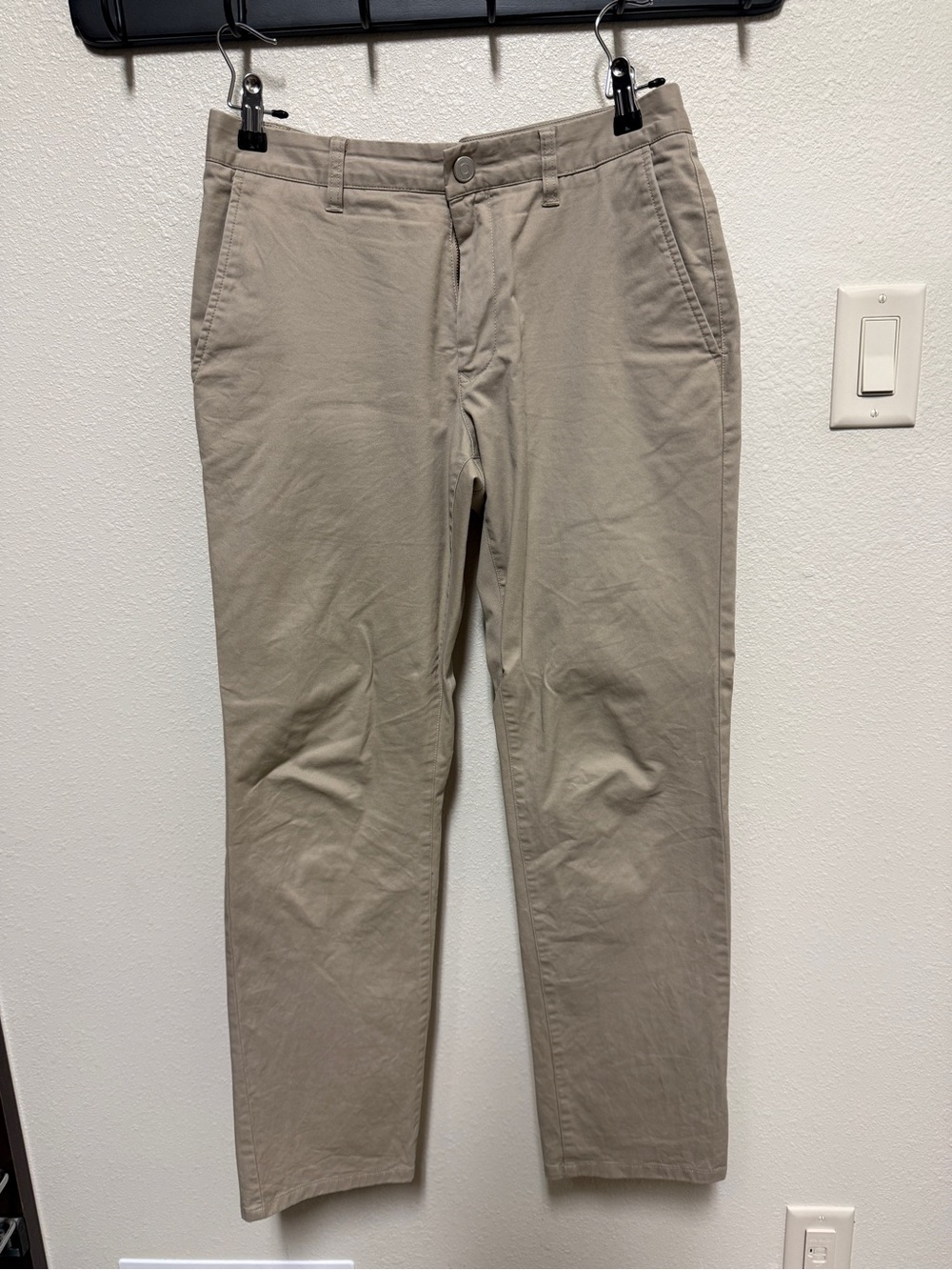 Bonobos Men’s Slim Fit Chino Pants Khaki Tan 31x30